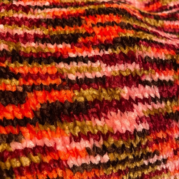 Women’s Poncho Boho Hooded Chenille Multi Colored Oversized One Size NEW - Picture 5 of 12